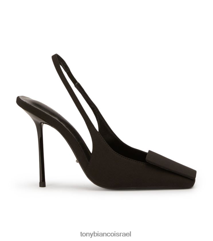 נעלי עקב | נשים קרפ שחור Tony Bianco rue heels 8BNR8T131